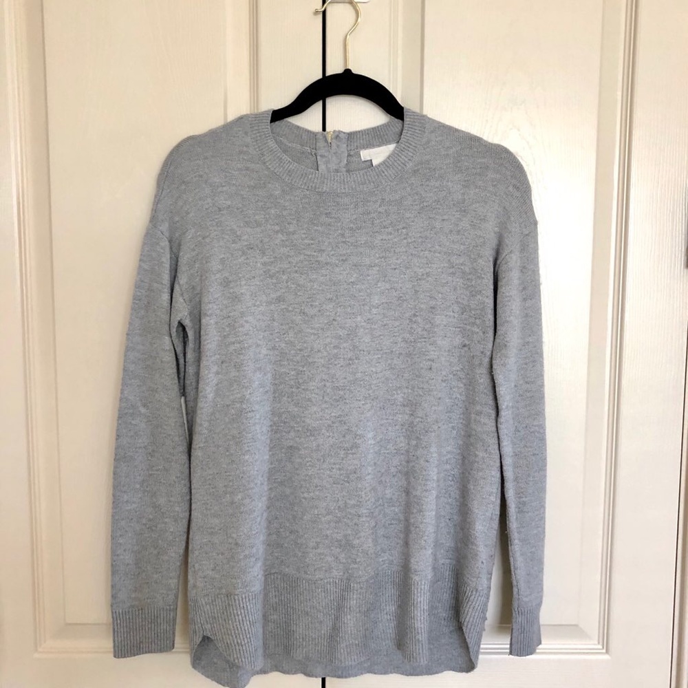 \\ H & M | Sweater with gold back zipper